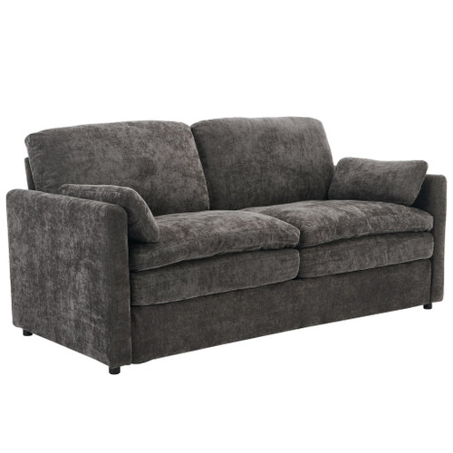 Cozy Upholstered Cushion Loveseat Sofa For Living Room