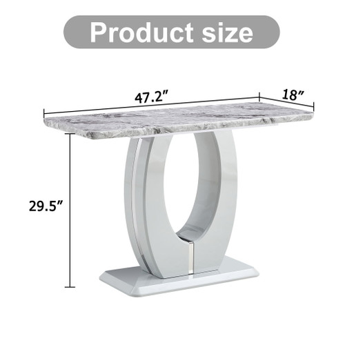 Modern Minimalist Rectangular Counter Bar Table