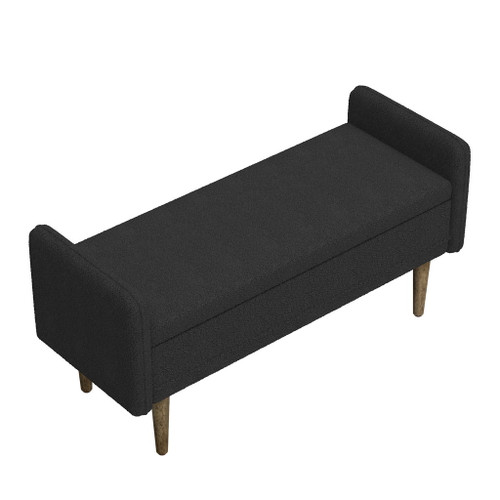 Teddy Velvet Storage Stool With Storage Space For Apartments
