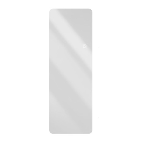 Wall Mounted Full Body Mirror With Dimming Lights Glass - Silver