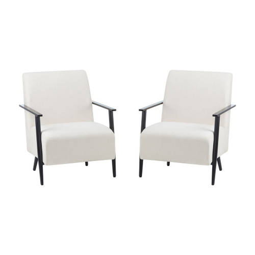 Modern Lounge Chair With Polyester Upholstery