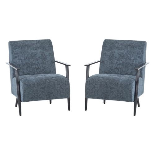Modern Lounge Chair With Polyester Upholstery