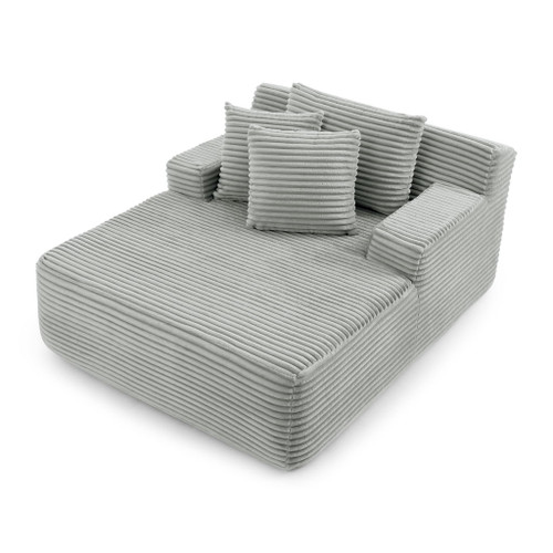 Modern Single Lazy Sofa Lounge Chair With High Density Foam