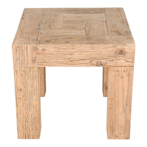 Evander - Side Table - Aged Oak