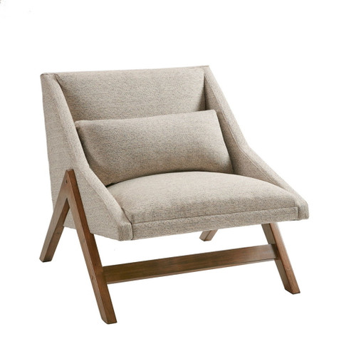 Chair With Removable Pillow - Brown