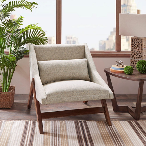 Chair With Removable Pillow - Brown