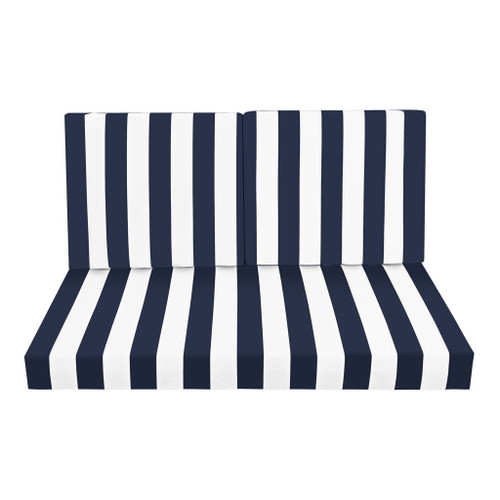 Outdoor Deep Seat Waterproof Replacement Patio Chair Cushions (Set of 2)
