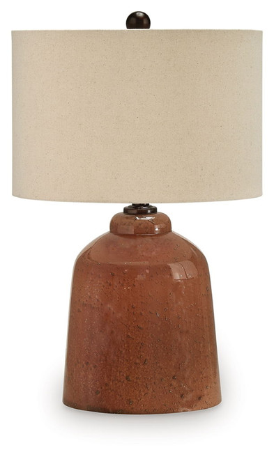 Aaleahya - Rust - Glass Table Lamp