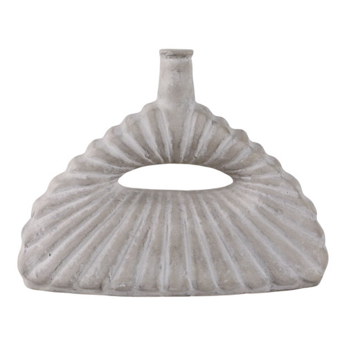 15" x 12" Barrington Short Eco-Mix Vase - Gray