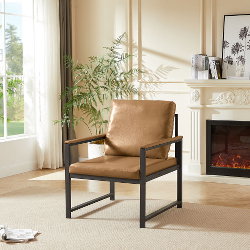 Retro Leisure Accent Chair With Extra Soft Padding