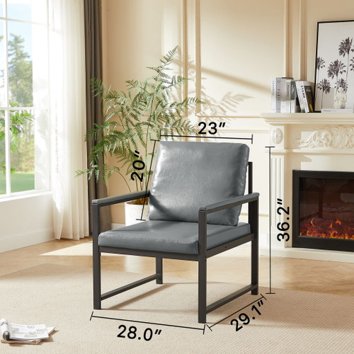 Retro Leisure Accent Chair With Extra Soft Padding