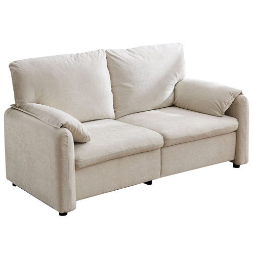 Modern Minimalist Down Filled Sofa