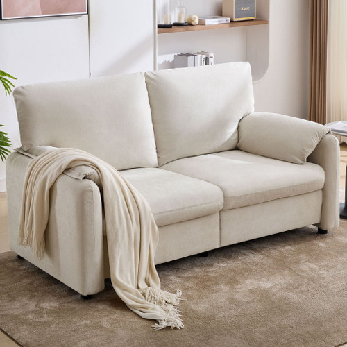 Modern Minimalist Down Filled Sofa