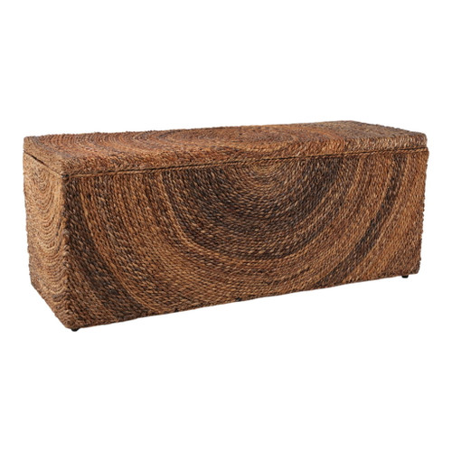 47" x 19" Woven Storage Bench - Natural