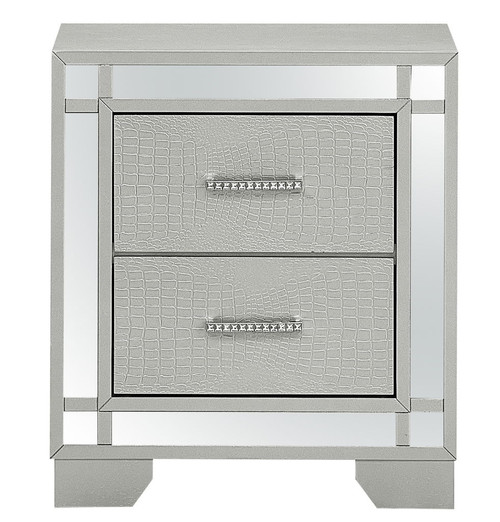 Madison - Nightstand - Silver Champagne