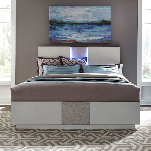 Mirage - King Panel Bed - White