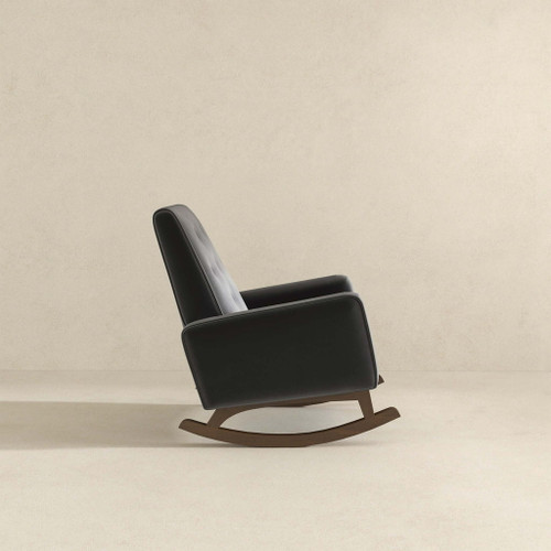 Demetrius - Rocking Chair - Dark Gray / Wood