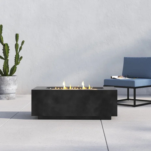 Propane Outdoor Modern Fire Pit Table - Charcoal