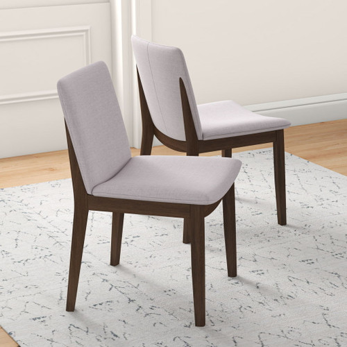 Laura - Mid-Century Modern Dining Chair (Set of 2) - Beige