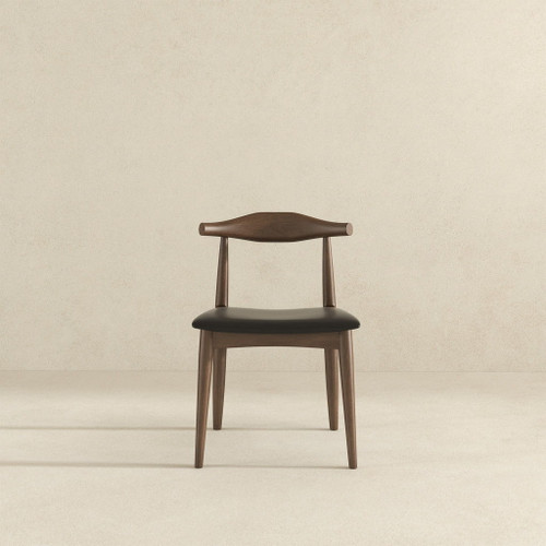 Destiny - Dining Chairs (Set of 2) - Black / Dark Brown
