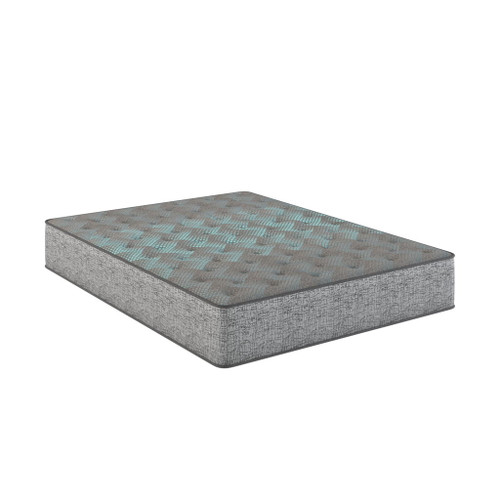 Comfort Care - 11" Queen Size Hybrid Mattress, Medium Comfort - Gray / Blue