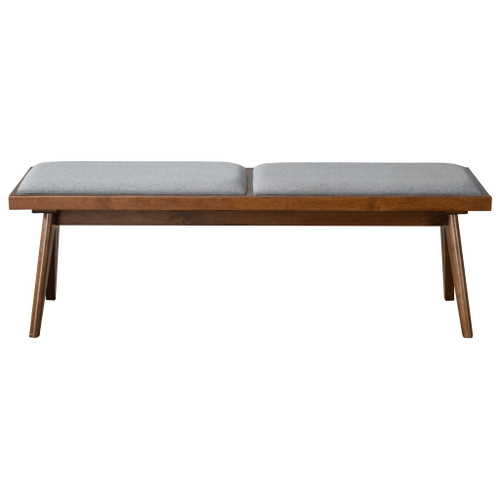 Keira - Bench - Brown / Light Gray