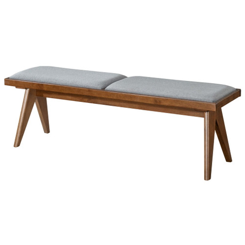 Keira - Bench - Brown / Light Gray