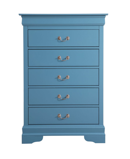 Traditional Style Storage Chest - Teal