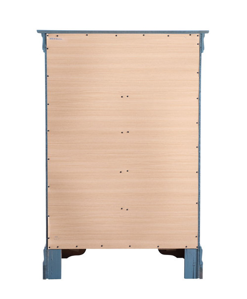 Traditional Style Storage Chest - Teal