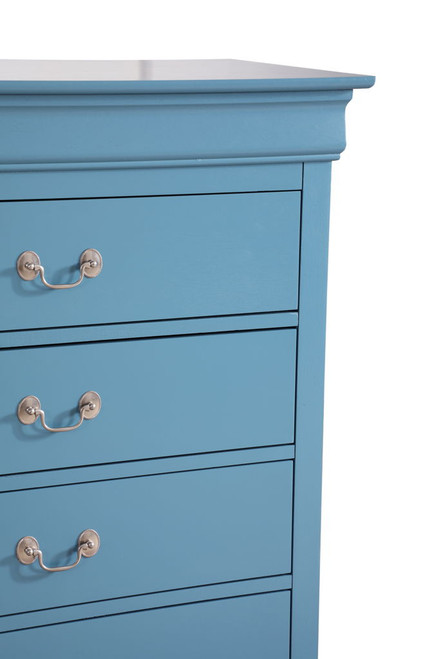 Traditional Style Storage Chest - Teal