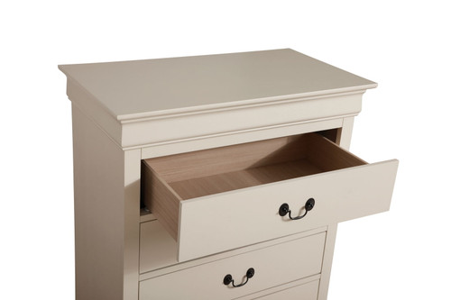 Traditional Style Storage Chest - Beige