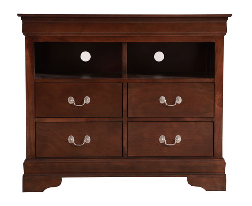 TV Media Chest Traditional Style - Cappuccino