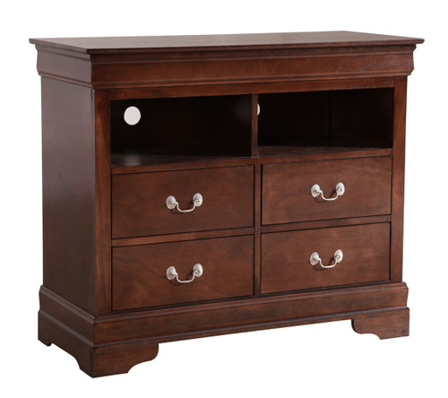 TV Media Chest Traditional Style - Cappuccino
