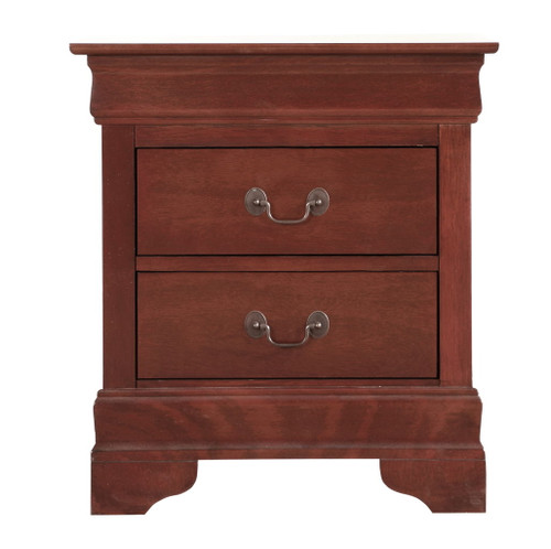 Louis Phillipe - Elegant Nightstand - Cherry