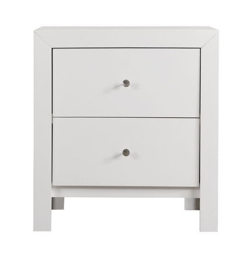 Transitional Nightstand - White
