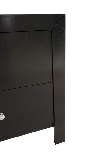 Elegantly Designed Nightstand - Black
