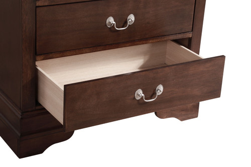 Louis Phillipe - Traditional Style Chest - Cappuccino