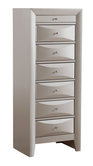 Marilla - 7 Drawer Lingerie Chest - Silver Champagne