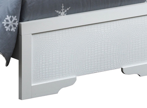 Twin Bed - Silver Champagne