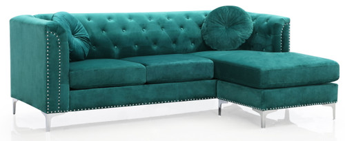 Pompano - Sofa Chaise - Green
