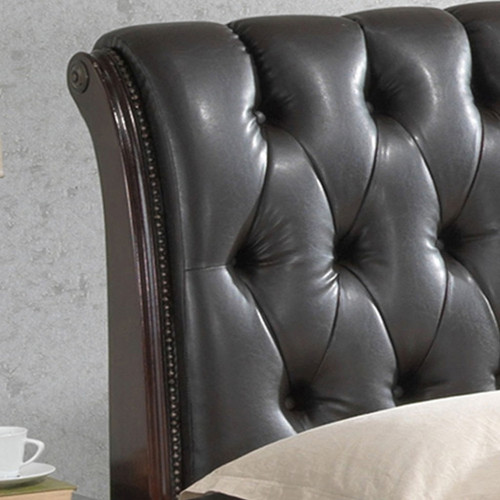 Queen Storage Bed - Cappuccino