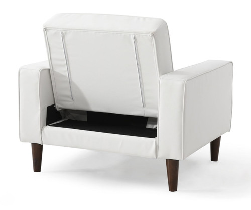 Andrews - Chair Bed - White