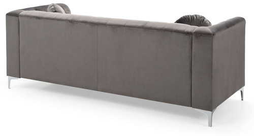 Elegant Contemporary Sofa - Dark Gray