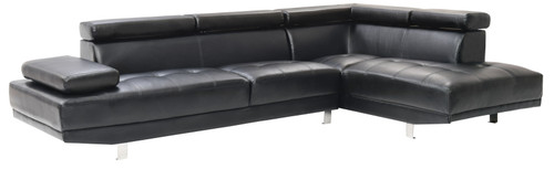 Riveredge - Sectional - Black