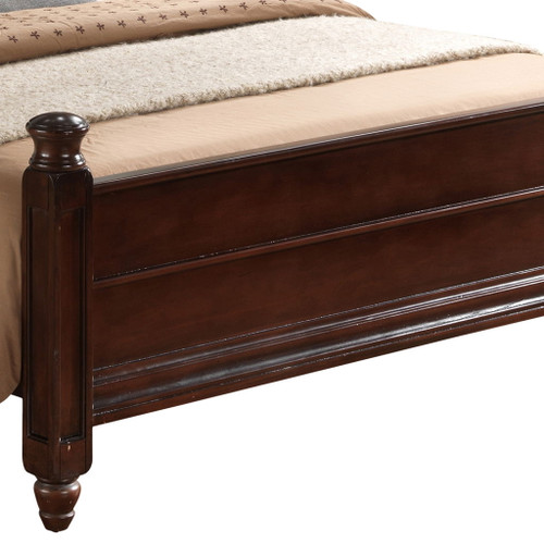 Queen Bed Traditional - Cappuccino