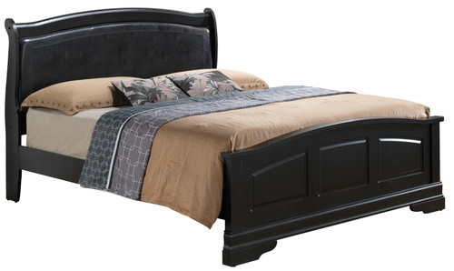 Full Elegant Traditional Bed - Black