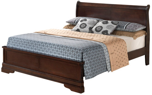 King Bed Elegant Traditional - Cappuccino