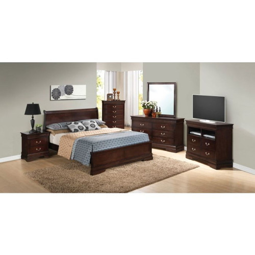 King Bed Elegant Traditional - Cappuccino