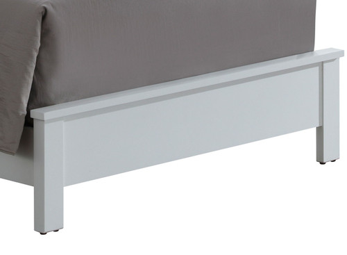 Twin Bed Contemporary - Elegant White