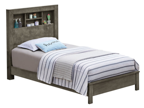 Twin Bed - Gray
